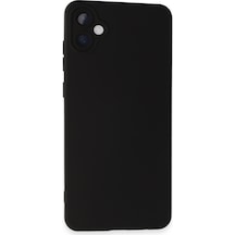 Samsung Galaxy A05 Uyumlu Kılıf Nano İçi Kadife Silikon - Siyah