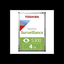 Toshıba S300, Hdwt840uzsva, 3.5", 4tb, 256mb 5400 Rpm, 7/24 Güvenlik Hdd