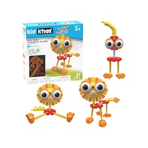 Kid K'nex 85613 Bina Seti-21 Parça Yaş 3+ Okul Öncesi Eğitici Oyuncak K'nex Safari Mates İnşaat Seti 21 Parça Yaş 3+ Eğitici Oyuncaklar Okul Öncesi, Çok Renkli