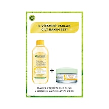 Garnier Micellar C Vitamini Kusursuz Makyaj Temizleme Suyu 400 ML + C Vitamini Parlak Günlük Aydınlatıcı Krem 50 ML