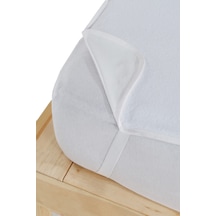 Bebesi 70x120 Cm Bebe Alezi Micro Kumaş Köşe Lastikli Sıvı Geçirmez Beyaz