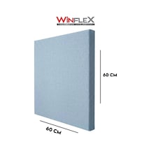Akustik Kumaş Kaplı Panel-60x60cm Turkuaz