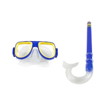 Şnorkel Maske Set Mavi
