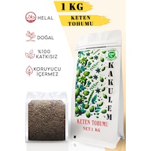 Kakulem Temiz Katkısız Keten Tohumu 1 KG