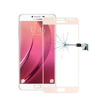 Sm Galaxy C8 J7+ Plus 3d Full Kaplama Kırılmaz Cam Ekran Koruyucu- 5775
