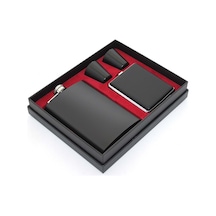 Kenpazar Paslanmaz Çelik 2 Shot Bardak Sigara Tabakalı Matara Seti