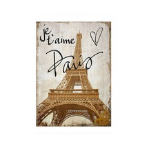 Bedeko Paris Aşkı Tasarım Ahşap Tablo 35 Cm X 50 Cm