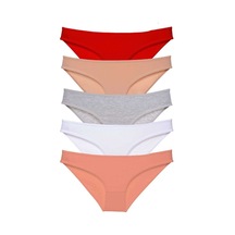 Royaleks 5 adet Süper Eko Set Likralı Kadın Slip Külot 523 RYL-EKO5018 Çok Renkli