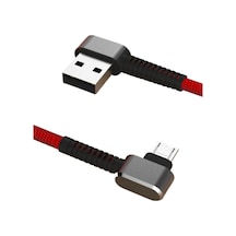 Cosmotex Konfulon S73 Micro Usb Kablo 1m 2.1a - Kırmızı