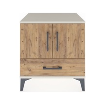 Hyperion Komodin 2 Raflı Tek Çekmeceli 2 Kapaklı 60x44x64 Ayt... Aytaşı