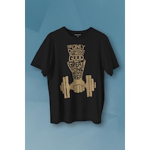 Fitness Top Gym Tshirt Vücut Geliştirme Body Spor Baskılı Tişört Unisex T-shirt 001