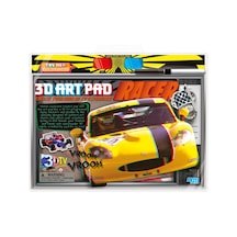 4M 3D Art Pad Racer / 3D Poster-Boyama / Yaris Arabasi 3702