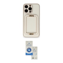 Cep Apple Uyumlu İphone 14 Pro Max Kılıf Kozmos Minimal Prime İkili Koruma Seti Najmaddin Derin Mor