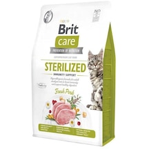 Brit Care Immunity Support Kısırlaştırılmış Domuz Etli Yetişkin Kedi Maması 2 KG