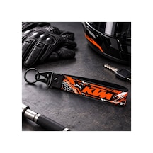 Ktm Yeni Model 19 Cm Bez Motor Anahtarlık Kaliteli Oto-moto Aksesuar Çift Taraflı Baskı