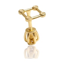 14 Ayar Altın Piercing Tragus Küpe T010