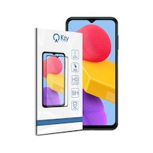 Samsung Galaxy M13 ile Uyumlu Tam Kaplayan Temperli Ekran Koruyucu Cam