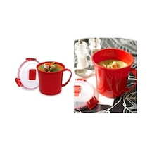 Kilitli Kapaklı Mikrodalga Çorba Isıtma Bardağı Kupa Bardak 620 Ml, 2018st000007053 6998