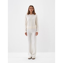Xint Ekru Yumuşak Dokulu Oversize Pantolon 851032