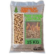 Pelet Sobası Yakıtı %100 Doğal Çam Peleti Yüksek Verim 15 Kg
