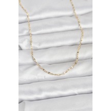 Cm 14k Gold Renk Gemici Zincir Model 60 Cm Kadın Kolye - Tj-bko10947 Çok renkli 94204033