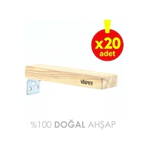 Pine Güvercin Tüneği Doğal Ahşap 4 x 2 x 15 Uzunluk 20 Adet