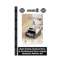 Özel Üretim Kontrol Büro İş Profesyonel Para Sayma Makinesi Mny01 Gri