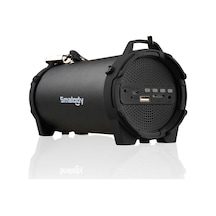 Yaozixa Smalody Sl-10 Dış Mekan Bluetooth Hoparlörü 10w, Bt 4.2, 1200mah Batarya, Fm Radyo, Tf Kart, Usb, Aux, Elle Serbest Arama - Siyah