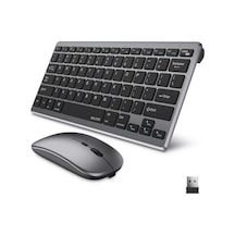 Kablosuz Klavye Mouse Seti Kompakt Taşınabilir Uczzzkb02klavye-3 Diğer