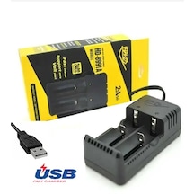 HB-8991 USB 2'li Pil Şarj Aleti 2.4A Pil Şarj Cihazı Universal