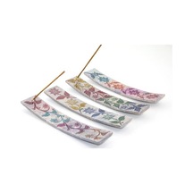 Obsidian Taşı Kayık Tütsülük Çok Renkli