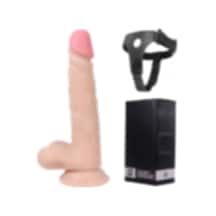 Hızlı Express Lovetoy Dragon Belden Bağlamalı Realistik Penis Strapon 19 Cm