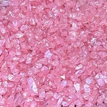 Tahtakale Toptancı Epoksi Mum Dekoratif 2-4 Mm Arlığında Gerçek Cam Kırığı 50 Gr Pembe