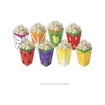 3 Paket Meyve Temalı 8'li Mısır Kutusu