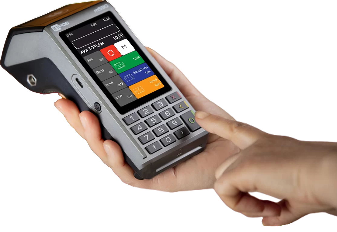 İnpos M530 Ecr Yazar Kasa Pos Temassız Ve Qr Kod Özellikli