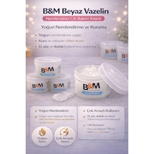 B&amp M Beyaz Vazelin Nemlendirici Cilt Bakım Kremi Çok Amaçlı Yoğun Nemlendirici 2 Adet