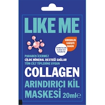 Like Me Collagen Arındırıcı Kil Maskesi 20ml 2 Adet