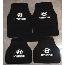 Hyundaı Getz Logolu Siyah Halı Paspas