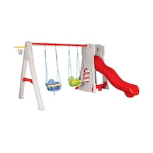 Pilsan Şato Kaydırak ve Salıncak Seti - 07 957