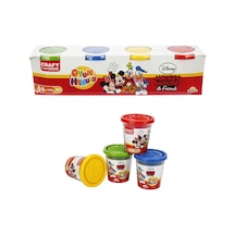 Sunman Crafy Oyun Hamuru Mickey 4 X 140 G - 6 Adet Tarı