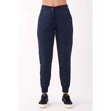 Maraton Sportswear Comfort Kadın Dönüşlü Paça Outdoor Açık Lacivert Pantolon 21442-açık Lacivert Açık Lacivert