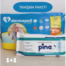 Dermaped Tanışma Paketi Belbantlı Hasta Bezi Small 30 Adet + Pine Perine Havlu 50 Yaprak S