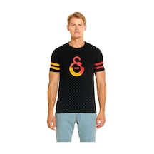 Galatasaray Logo Baskılı Siyah T-shirt SIYAH