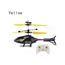 Hobiler Şarj Edilebilir Mini Drone Uzaktan Kumandalı Uçak Uçan Helikopter Yellow