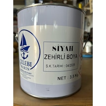 Çelebi Marin Sezonluk Zehirli Boya Siyah 3.5 Kg