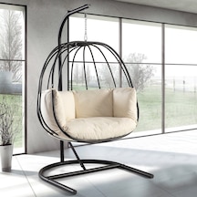 Babyhopeankara Heyner Bahçe Balkon Teras Salıncağı Hamak Lüx Metal Salıncak S-K