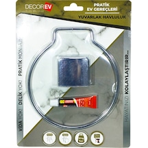 DECOREV HAVLULUK YUVARLAK METAL KROM DC-4779 Çok Renkli