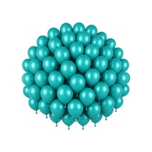 Turkuaz Renk Lateks Pastel Balon 30 Cm - 50 Adet