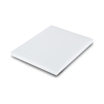Kesim Tahtası Plastik Beyaz 25x40x2 Cm Kahverengi