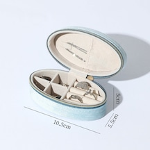 Soulader Şık Ve Lüks Oval Mücevher Kutusu - Mücevherlerinizi Güvenle Saklayın Ve Koruyun Diğer